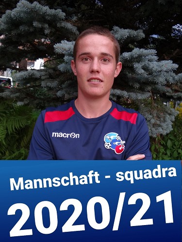 Presentazione 1. Squadra 2020/21 - Centrocampo: Matthias Rifesser