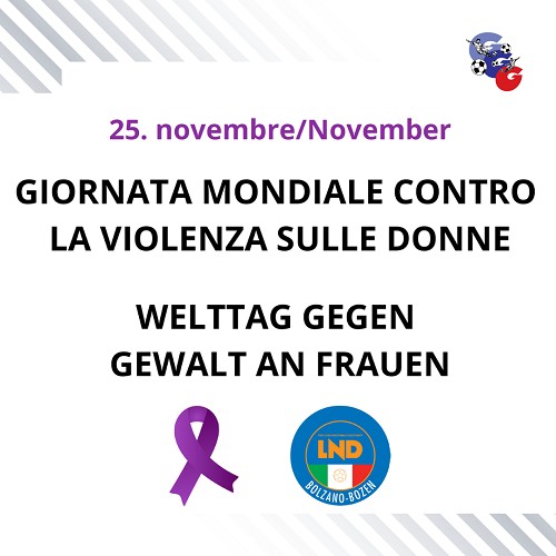 Il 25 novembre è la Giornata mondiale contro la violenza sulle donne